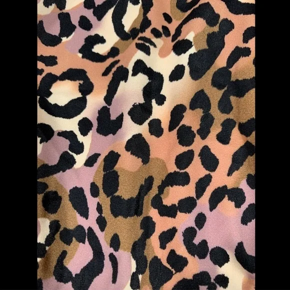 NEW Shade & Shore Leopard‎ Side-Tie Cheeky Bikini Bottoms [ SZ Large ] #3342 - Picture 7 of 10